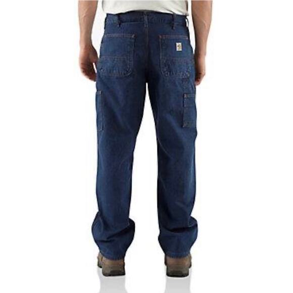 CARHARTT Mens Jeans Size 46 X 30 Work Flame-Resistant Utility Workwear Rugged - Picture 11 of 12